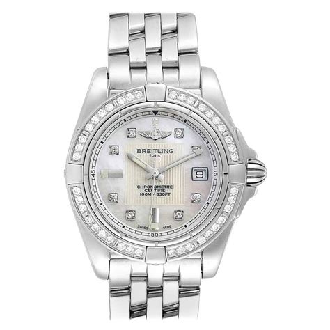 breitling ladies watches with diamonds|diamond breitling watches for sale.